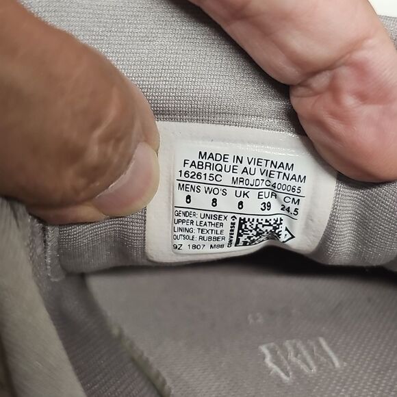 CONVERSE ONE STAR MERCURY GREY SUEDE SNEAKERS BFPM-04-375 - Picture 10 of 10